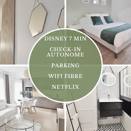 L'olivier Centre Parking Disneyland 4 Personnes Et 1 Bebe Apartment